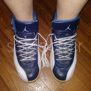 2012 NIKE AIR JORDAN  12 XII Retro Obsidian Blue White  130690-410 Mens SZ 8.5